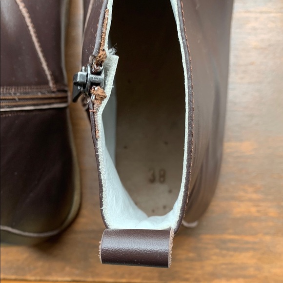 women's Brown Leather barefoot boots/barefoot shoes size 38/7.5-8 - Picture 3 of 8